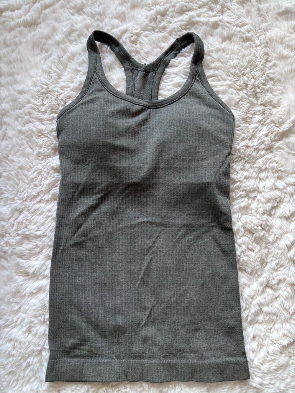 Lululemon Ebb to Street Tank, Grey Sage, Size 2